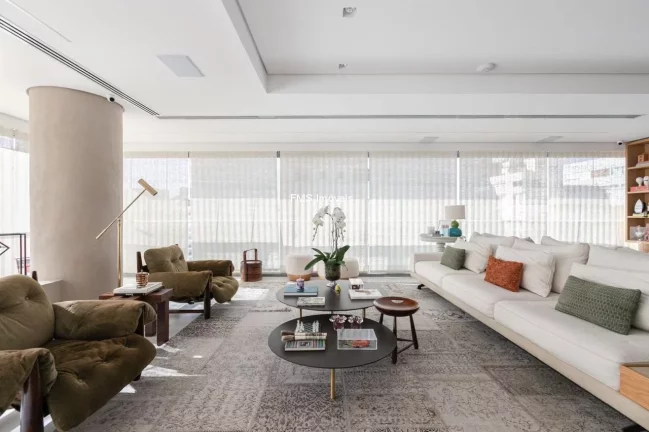 Imagem Apartamento à venda na Vila Nova Conceição, com 3 suítes, 2 salas, 4 vagas, 243 m²