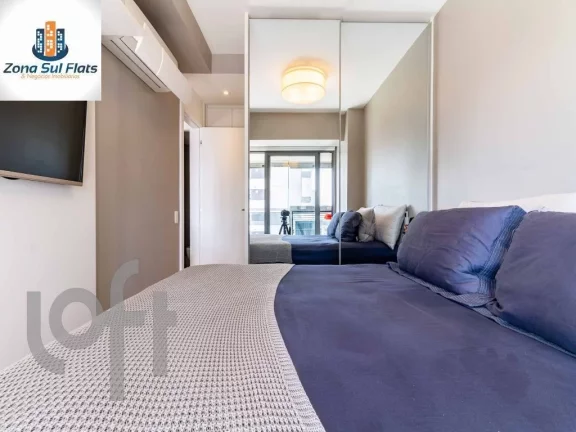 Imagem Lindo Apartamento Mobiliado à Venda No Brooklin Com 1 Suíte e 1 Vaga