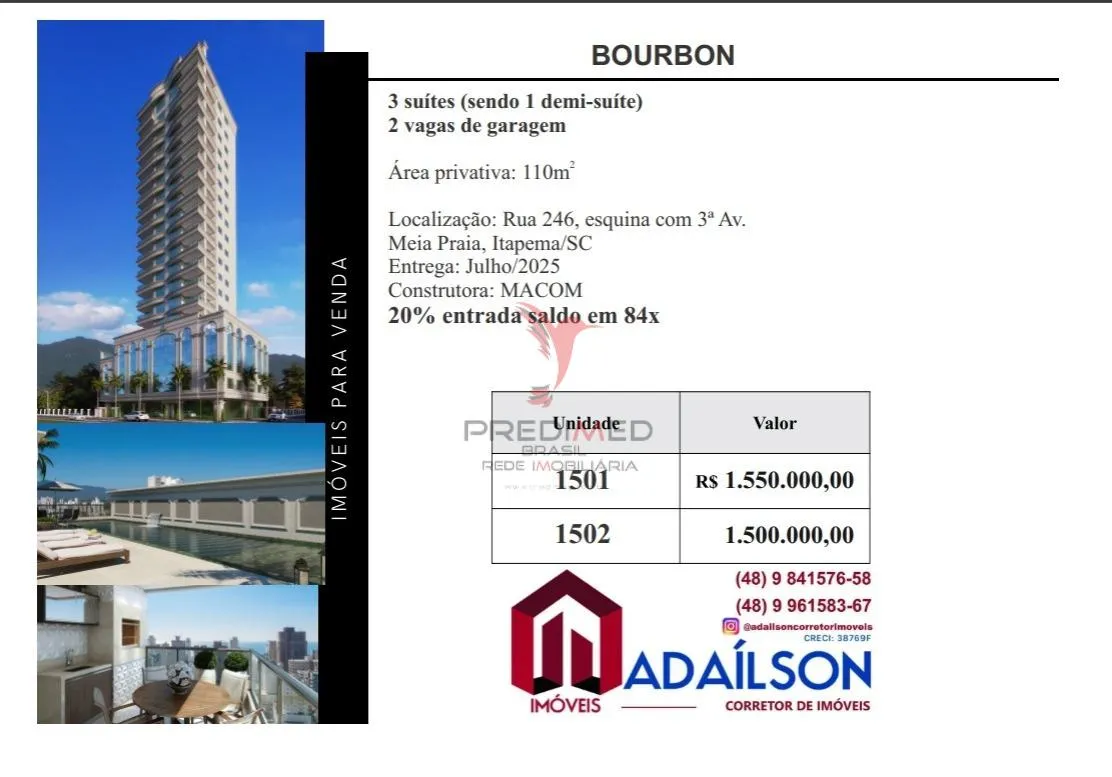 Imagem Residencial Jequitibá: apartamentos na Meia Praia Localizado na Meia Praia, em Itapema