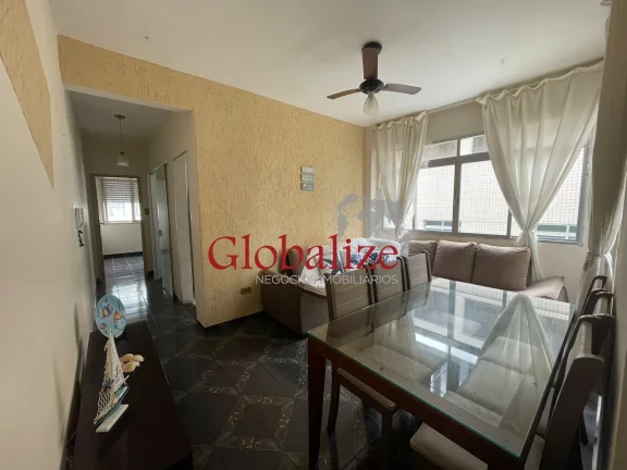 Imagem Apartamento à venda na praia,1 dormitório, Aparecida em Santos com vaga coletiva. R$425.000,00