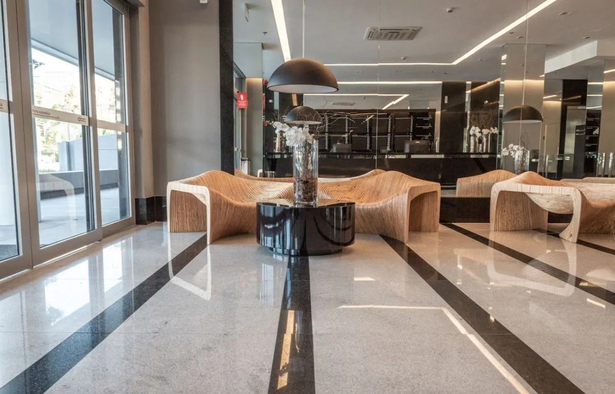 Imagem Sala comercial 36m² com vaga rotativa no Doc Santana