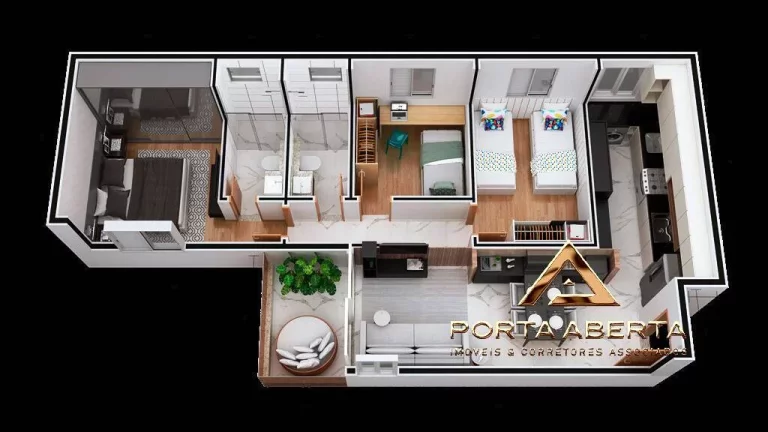 Imagem Apto de 3 Quartos, sendo 1 suite - Iguaçu - Ipatinga - COD 571