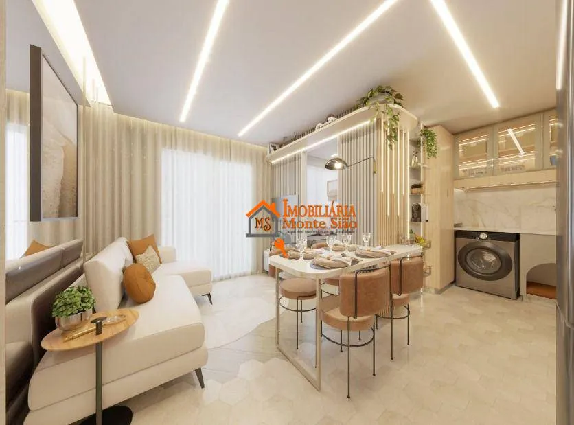 Imagem Apartamento com 2 dormitórios à venda, 33 m² por R$ 314.900,00 - Vila Nova Bonsucesso - Guarulhos/SP
