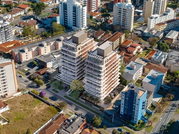 Imagem Apartamento Alto Padrão no Centro de Curitiba! 3 suítes. 3 Vagas. 2 por andar. 174,44 m².