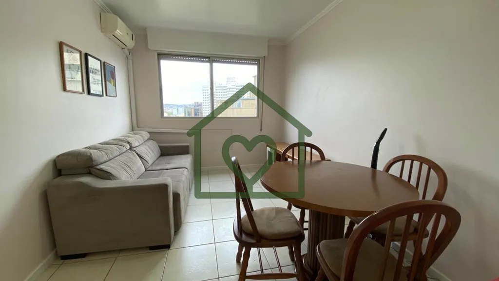 Imagem Apartamento mobiliado de 42 m2 localizado na Duque de Caxias, com 1 dormitório, living para dois am...