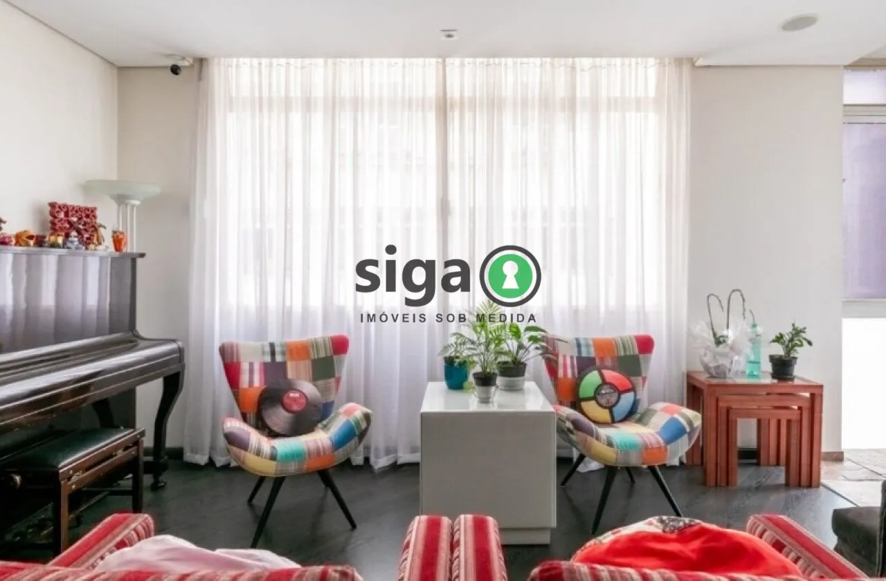 Imagem Apartamento clássico em Higienópolis | 230m² ? 4 dormitórios ? 2 vagas ? 1 por andar
