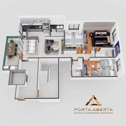 Imagem Cobertura 3 Quartos, sendo 1 Suite - Iguaçu - Ipatinga - COD 501