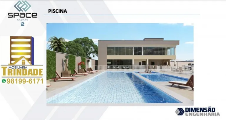Imagem Apartamento com 2 Quartos à Venda, 59 m² em Parque Athenas - São Luís