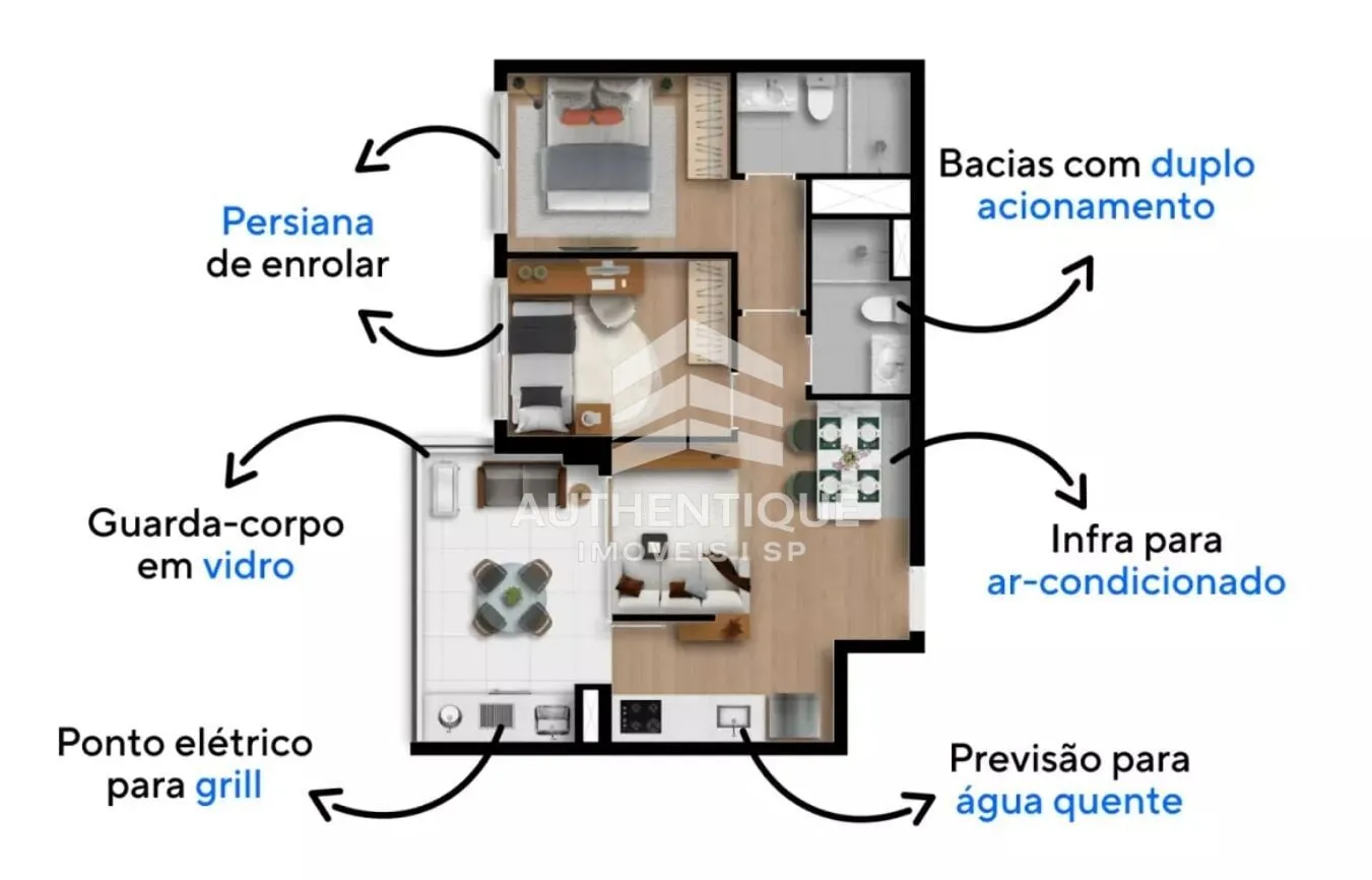 Imagem MODERN CAMPO BELO - Apartamento no bairro Brooklin à venda