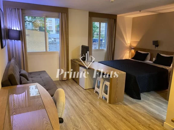 Imagem Flat disponível para venda no Wyndham São Paulo Paulista, com 27m², 1 dormitórios e 1 vaga