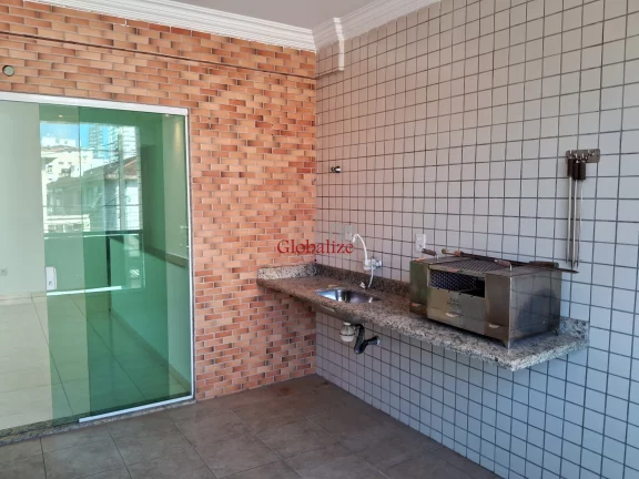 Imagem Casa Sobreposta Alta em Santos no bairro do Campo Grande de 3 dormitórios, suíte e vaga para 2 veículos a venda por R$ 865.000,00