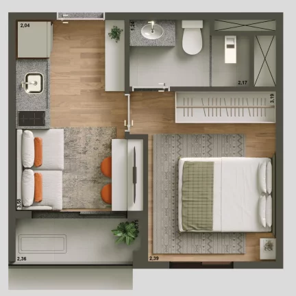 Imagem YEP ESTAÇÃO PINHEIROS - KALLAS - Studio de 28m², ótima localização, a 200m da estação Pinheiros!!