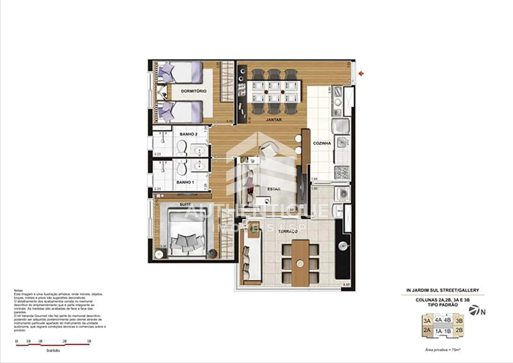 Imagem IN JARDIM SUL VILA ANDRADE - Apartamento à venda no bairro Vila Andrade - São Paulo/SP, Zona Sul