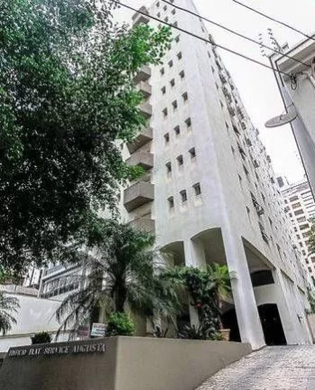 Imagem Flat disponível para venda no Condomínio do Edifício Flat Service Augusta com 123m², 2 dormitórios e 1 vaga de garagem