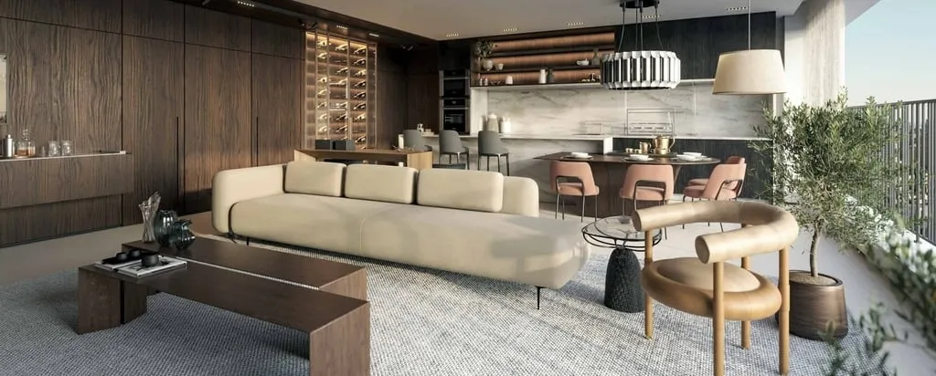 Imagem O design contemporâneo e a sofisticação se unem em um empreendimento que é mais do que um espaç...