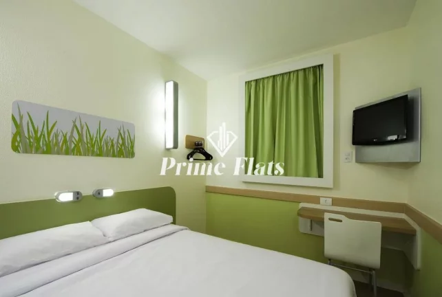 Imagem Flat disponível para venda no Ibis Budget Vitoria, com 18m², 1 dormitório e 1 vaga de garagem