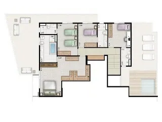Imagem Apartamento de Luxo no Condomínio Design Campo Belo: 3 Suítes, 3 Vagas, 210m² - Locação em SP