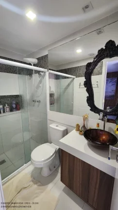 Imagem Apartamento de 2 quartos em condomínio no bairro Buraquinho, Lauro de Freitas-BA: 88m², 1 suíte, 2 salas, 2 banheiros, 1 vaga.