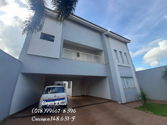 Imagem Tulipas/Casa com 350m2 4 quartos sendo 3 suítes 1 apartamento Andradina-SP