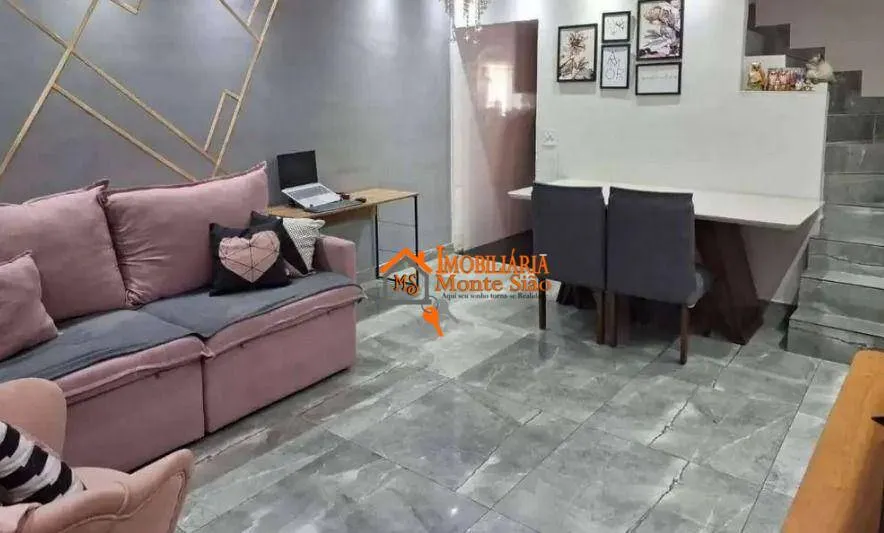 Imagem Sobrado com 3 dormitórios à venda, 113 m² por R$ 499.000,00 - Jardim Santa Clara - Guarulhos/SP