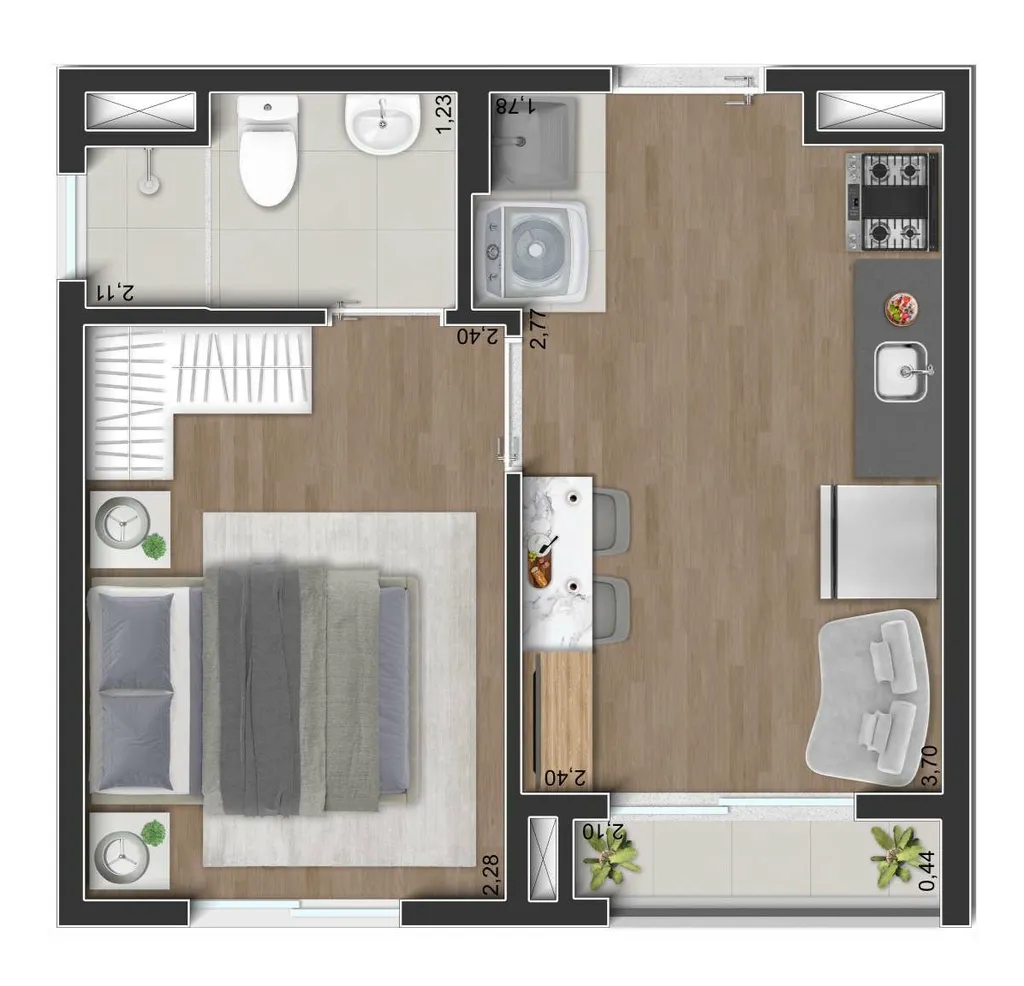 Imagem Miraus Praça Santa Helena - Residencial - Miraus Praça Santa Helena - Residencial