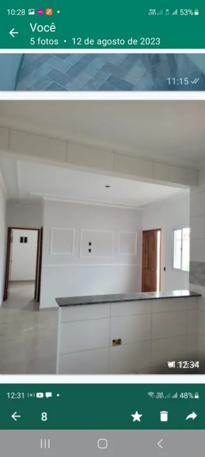Imagem Casa para Venda em Mongaguá, Jardim Leonor, 2 dormitórios, 1 suíte, 1 banheiro, 2 vagas