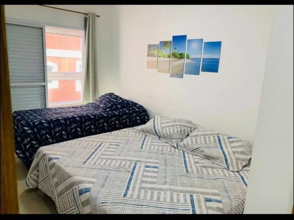 Imagem Apartamento com 1 dorm, campo da aviação, Praia Grande - R$ 480 mil, Cod: 1863
