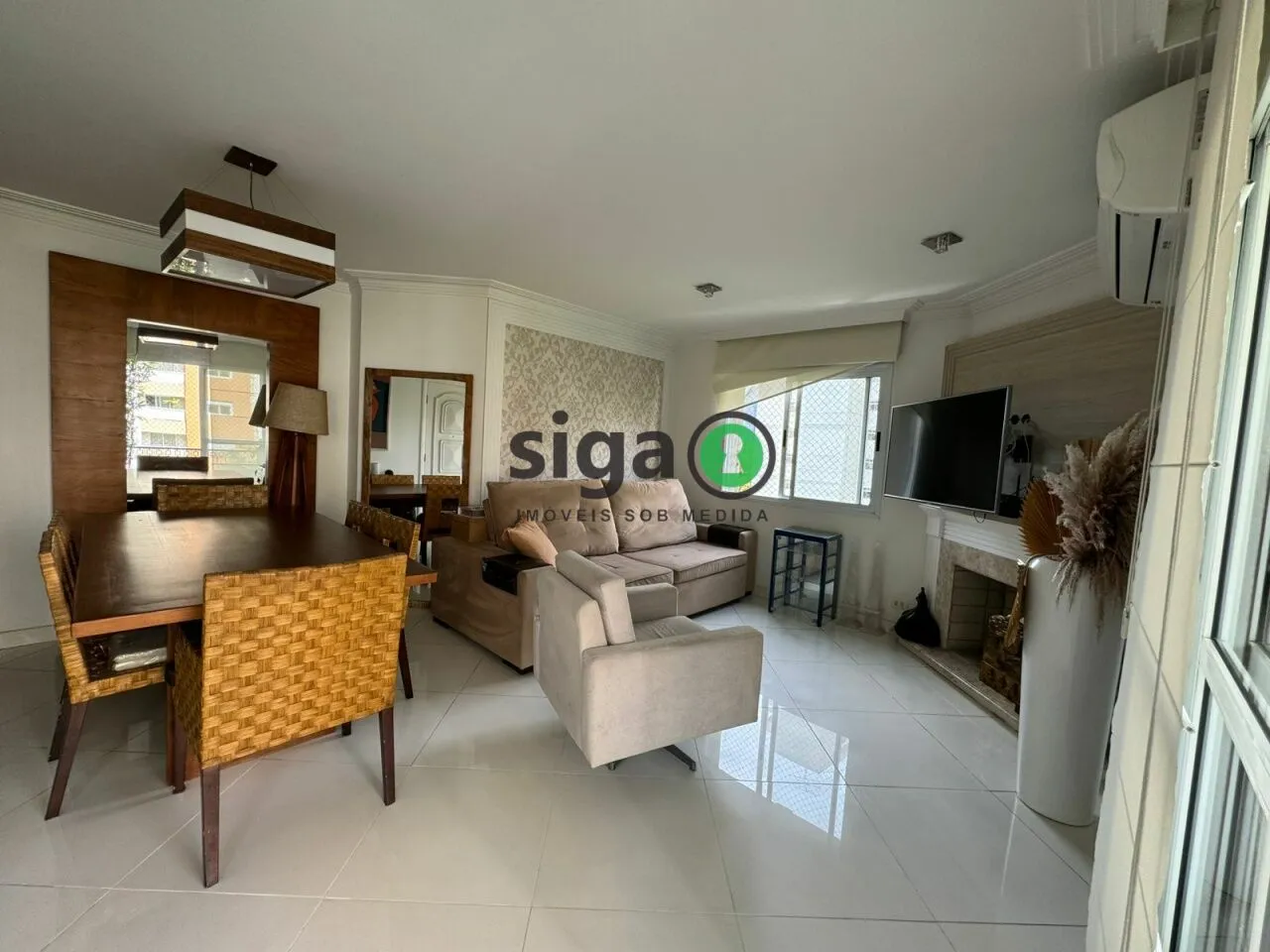 Foto do imóvel Apartamento no Real Parque á Venda- 123m², 3 quartos, 2 vagas!!