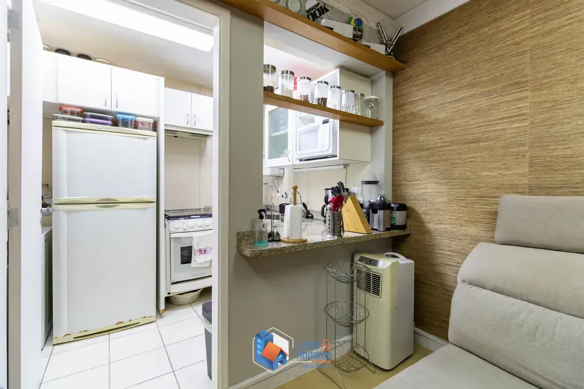 Imagem Flat para venda em Paraíso com 2 quartos, sendo 1 suíte, 59m²
