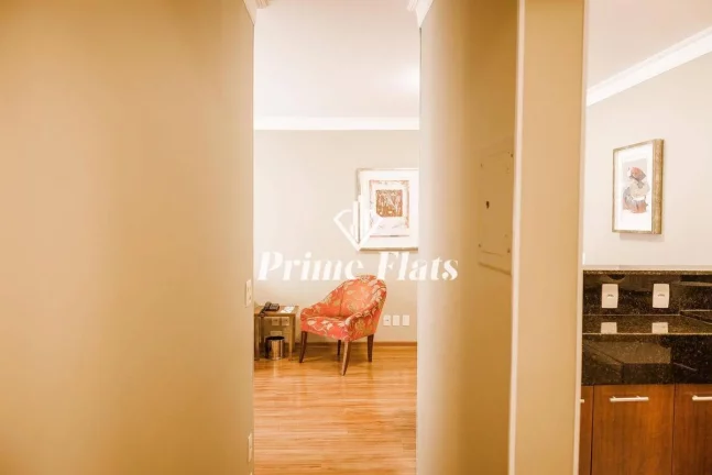Imagem Flat disponível para venda no Matiz Manhattan Hotel no Jardins, com 43m², 1 dormitório e 1 vaga