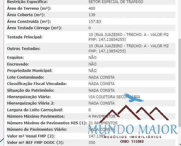 Imagem Terreno à venda, 400 m² por R$ 1.280.000.00 - Paraíso - Santo André/SP