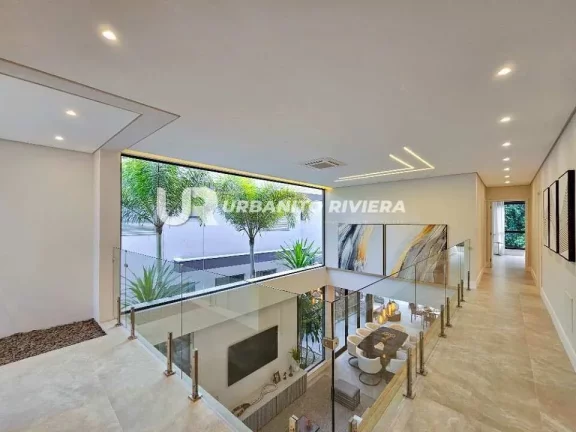 Imagem Casa no Módulo 11 da Riviera com 6 suítes, piscina, jacuzzi e praça de fogo integrada à natureza