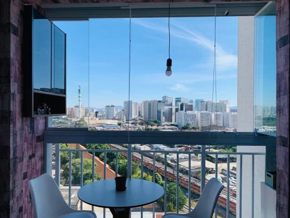 Imagem Excelente oportunidade! Lindo apto decorado de 1 dorm, 27m², em região privilegiada da Barra Funda!