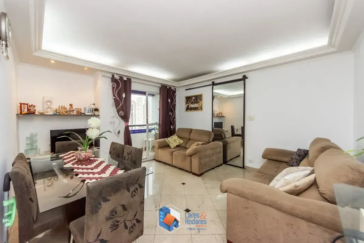 Foto do imóvel Apartamento para venda em Tatuapé com 3 quartos, sendo 1 suíte, 75m² em Avenida Azevedo