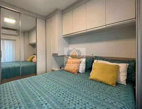 Imagem Lindo Apartamento com Vista ao Mar, 1 Suíte, Maracanã - Praia Grande
