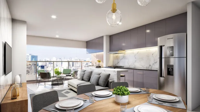 Imagem Apartamento com 2 Quartos à Venda, 75 m² em Mirandópolis - São Paulo