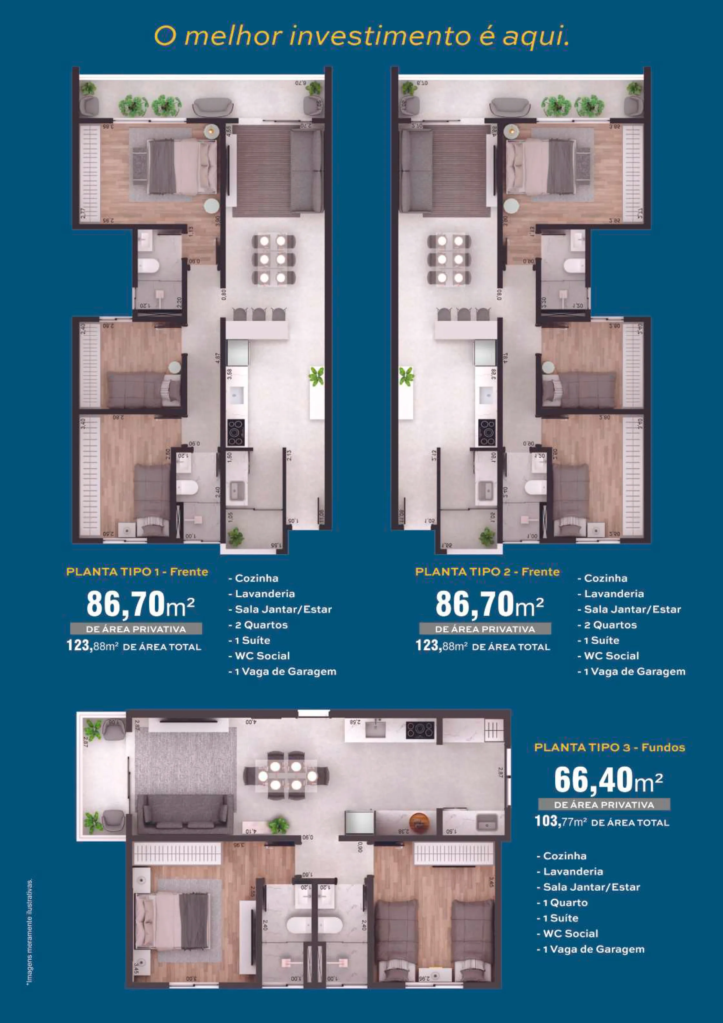 Imagem Apartamento 66.4m Umuarama-PR 159