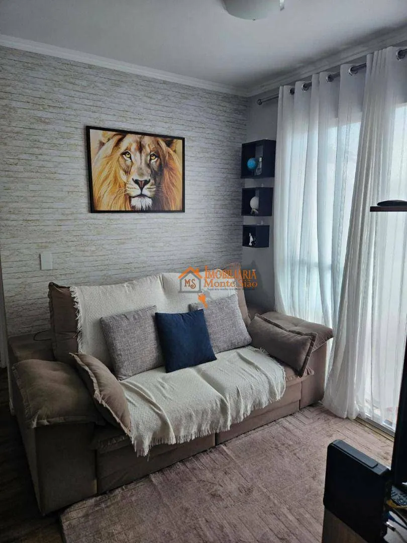 Imagem Apartamento com 2 dormitórios à venda, 46 m² por R$ 256.000,00 - Jardim Guilhermino - Guarulhos/SP