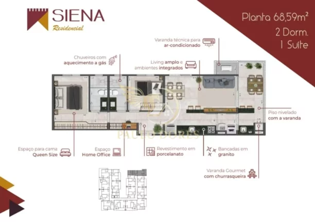 Imagem APARTAMENTO À VENDA COM 2 SUÍTES NO ITAGUÁ EM UBATUBA-SP