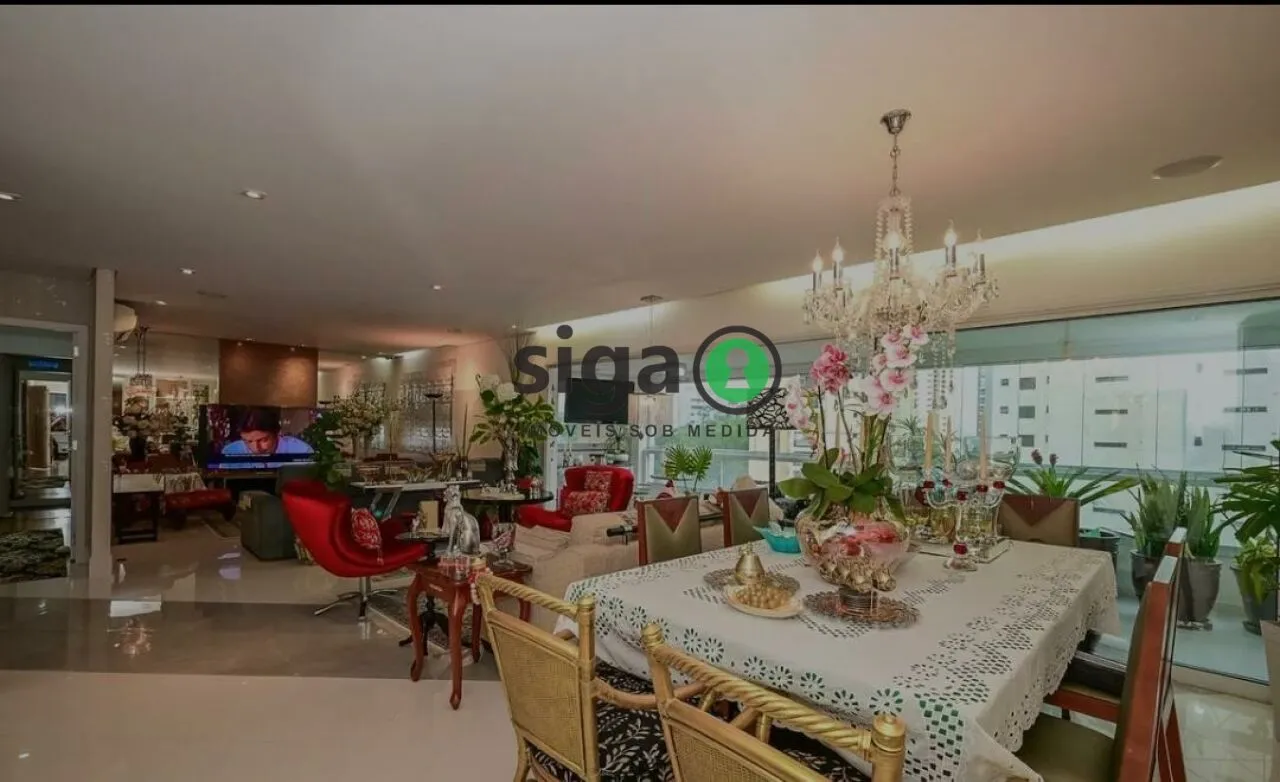 Imagem Apartamento Mobiliado de Alto Padrão com 3 Dormitórios, 3 Vagas e Infraestrutura Completa no Morumbi