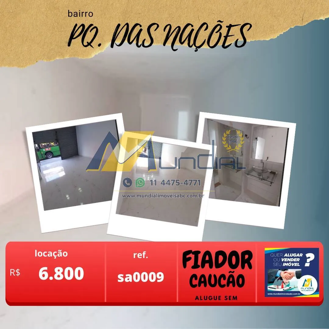 Imagem Alugo Salão Comercial no Parque das Nações