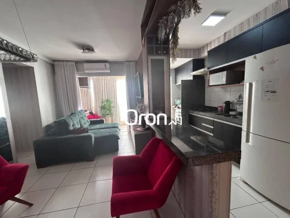 Imagem Apartamento mobiliado com 3 dormitórios à venda, 74 m² por R$ 545.900 - Setor Sudoeste - Goiânia/GO