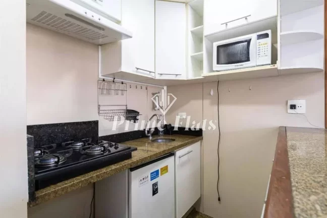 Imagem Flat disponível para locação no Edifício Paulista Park, com 35m², 1 dormitório e 1 vaga