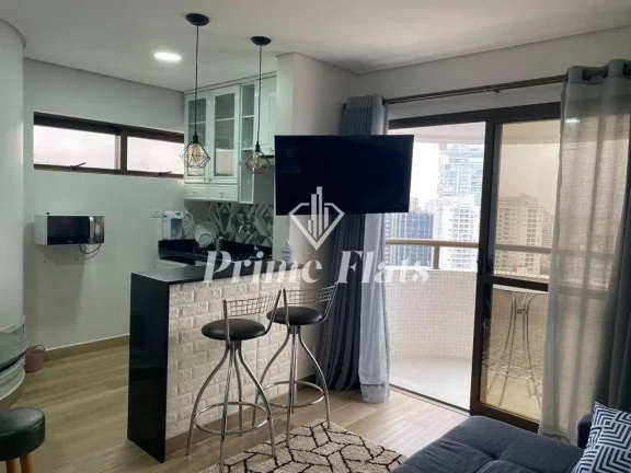 Imagem Flat disponível para locação no Hotel Paulista Wall Street na Bela Vista, com 55m², 1 dormitório e 1 vaga de garagem