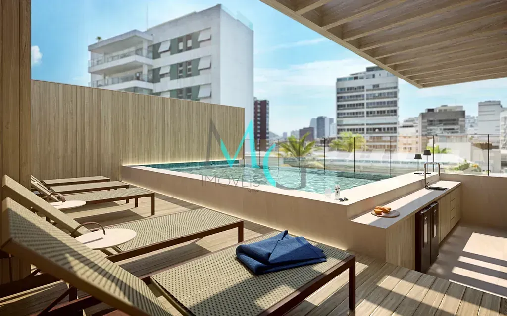 Imagem Apartamento à venda 2 Quartos 2 Suites 48.52M² Leblon Rio de Janeiro - RJ | Guilhem Mozak - Residencial