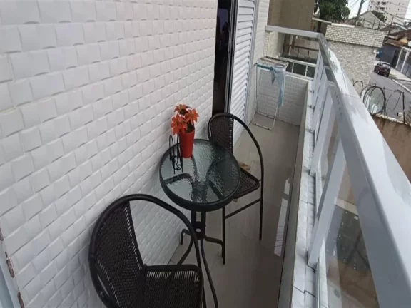 Imagem Casa com 2 dormitórios à venda, 63 m² por R$ 410.000,00 - Mirim - Praia Grande/SP