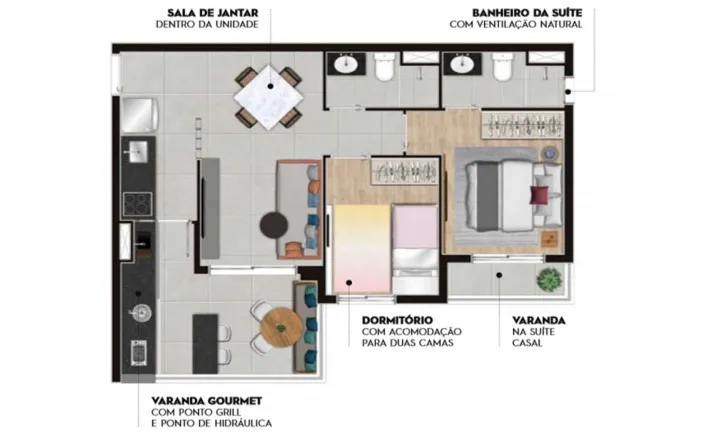 Imagem Apartamento com 2 Quartos à Venda, 61 m² em Vila Leopoldina - São Paulo