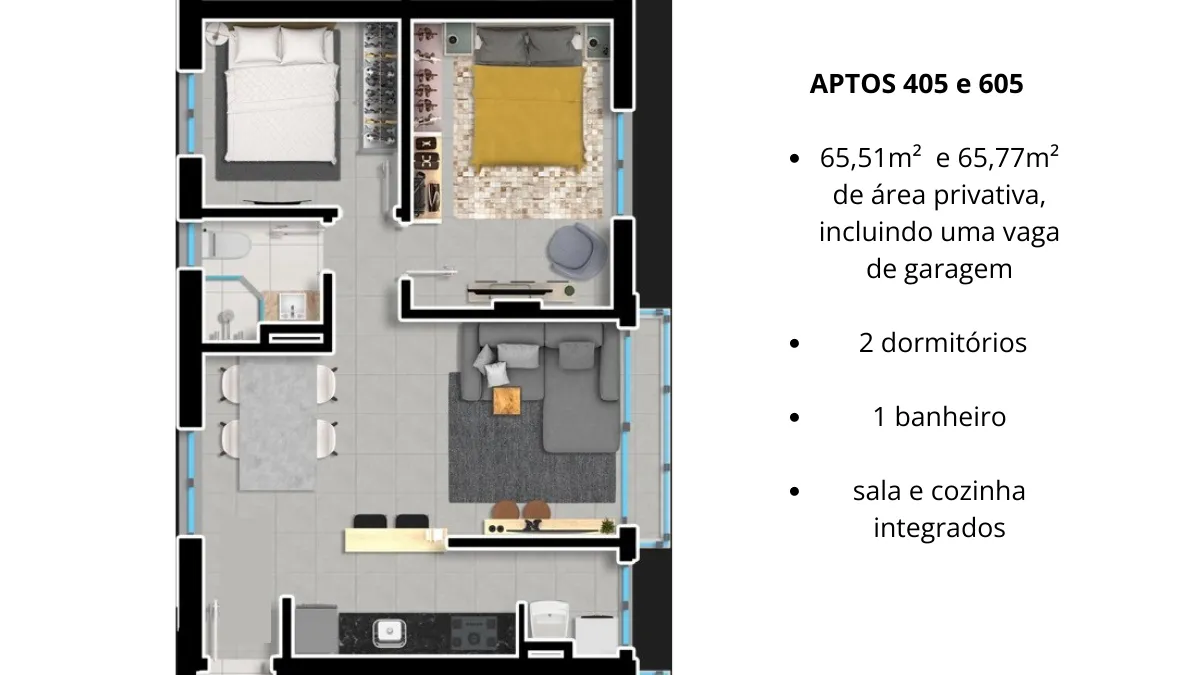 Imagem Apartamento à venda em Porto Alegre, Farroupilha, com 2 quartos, 65.51m2