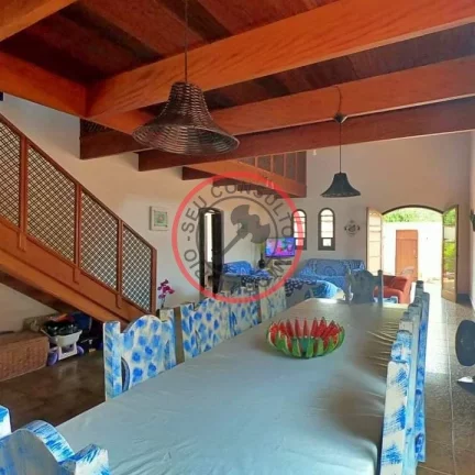 Imagem Casa com escritura definitiva, com 6 dormitórios, piscina e area gourmet , 6 vagas , terreno 360 metros a venda em barra do una