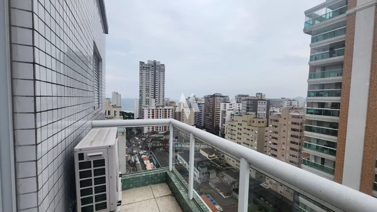 Imagem Apartamento 3 dormitorios , sendo 1 suíte, 4 vagas a venda Boqueirão Santos, Lazer na Cobertura